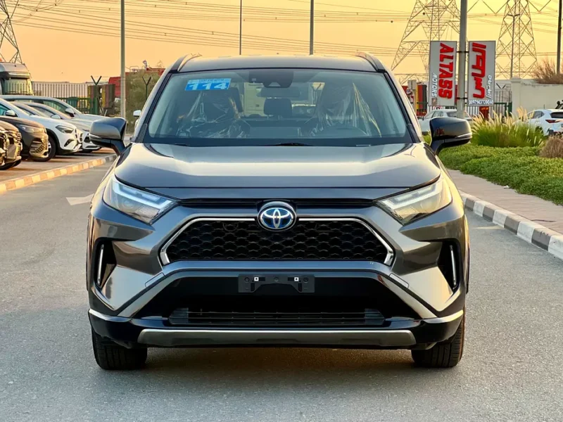 2022 Toyota RAV 4 XLE Premium Hybrid 4 Cylinders Engine Grey Black SUV American Specs