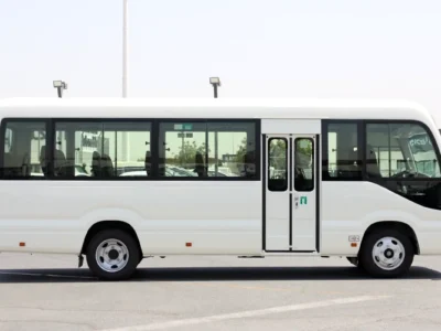 2025 Toyota Coaster 4 Cylinders Petrol Engine Manual White Beige Van GCC Specs