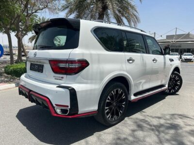 2023 Nissan Patrol NISMO 5.6 Litres 8 Cylinders Petrol Engine White Red SUV GCC Specs