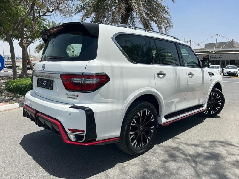 2023 Nissan Patrol NISMO 5.6 Litres 8 Cylinders Petrol Engine White Red SUV GCC Specs