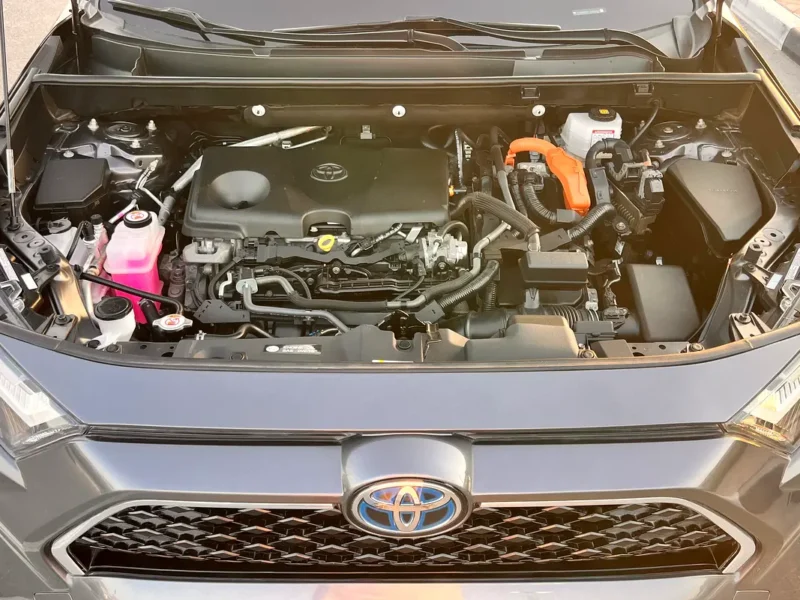 2022 Toyota RAV 4 XLE Premium Hybrid 4 Cylinders Engine Grey Black SUV American Specs