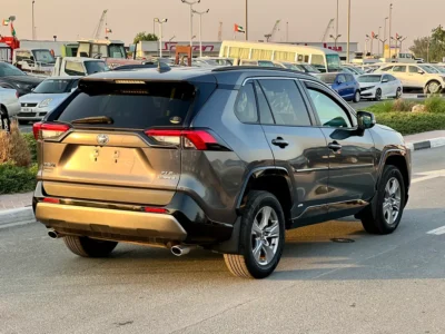 2022 Toyota RAV 4 XLE Premium Hybrid 4 Cylinders Engine Grey Black SUV American Specs