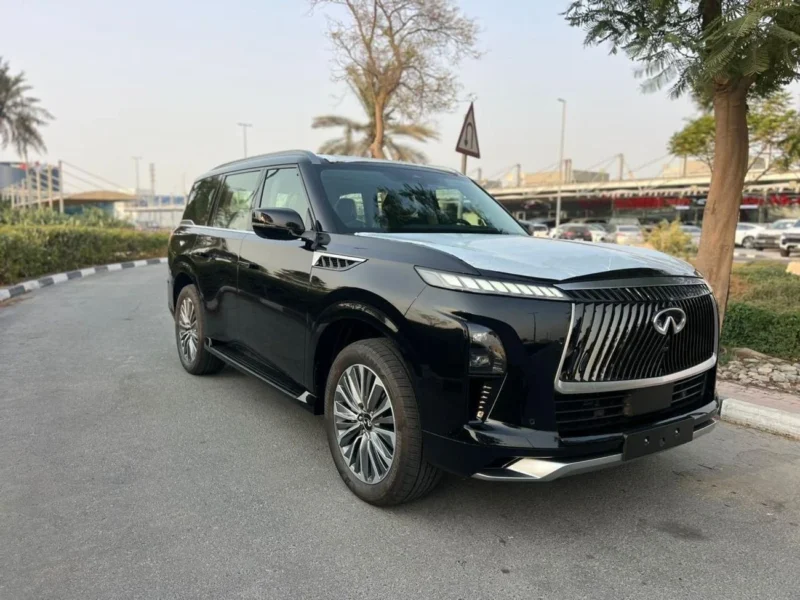 2026 Infiniti QX80 SENSORY BENCH CHAIRS 3.5 Litres 6 Cylinders Petrol Engine Black Tan SUV