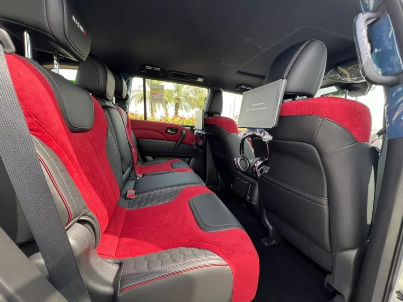 2023 Nissan Patrol NISMO 5.6 Litres 8 Cylinders Petrol Engine White Red SUV GCC Specs