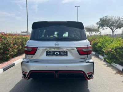 2023 Nissan Patrol NISMO 5.6 Litres 8 Cylinders Petrol Engine Silver Red SUV GCC Specs