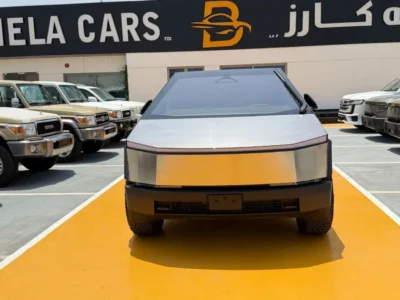 2026 Tesla Cybertruck FOUNDATION SERIES CYBERBEAST Electric Vehicle Silver Black Truck