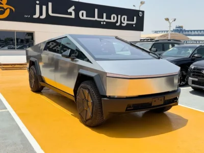 2026 Tesla Cybertruck FOUNDATION SERIES CYBERBEAST Electric Vehicle Silver Black Truck