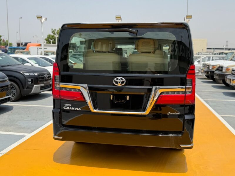 2026 Toyota Granvia Petrol 3.5 Litres 6 Cylinders Petrol Engine Black Beige Van GCC Specs