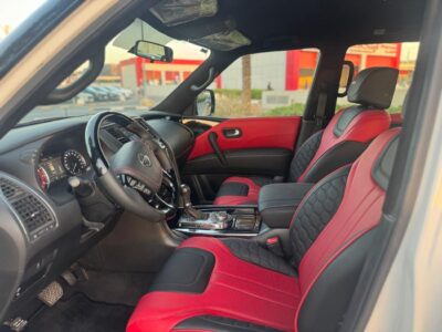 2021 NISSAN PATROL XE UPGRADE TO NISMO 4.0 Litres 6 Cylinders Engine White Red SUV