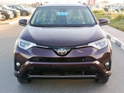 2018 Toyota RAV 4 XLE Premium 4 Cylinders Petrol Engine Burgundy Maroon SUV US Specs