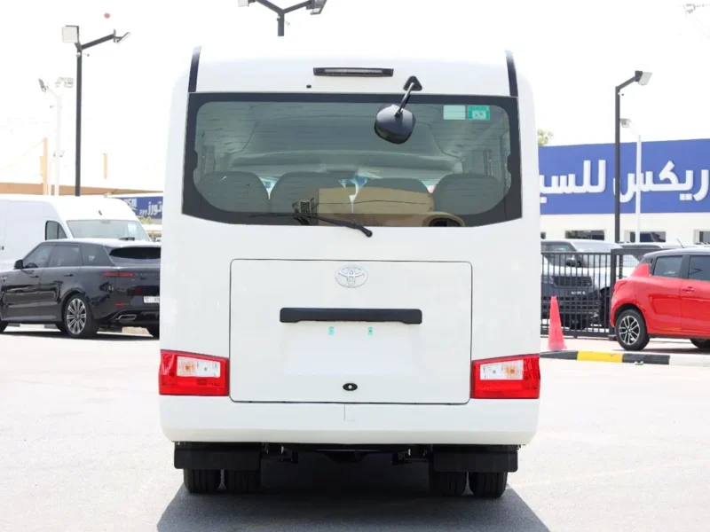 2025 Toyota Coaster 4 Cylinders Petrol Engine Manual White Beige Van GCC Specs