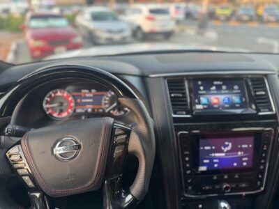 2021 NISSAN PATROL XE UPGRADE TO NISMO 4.0 Litres 6 Cylinders Engine White Red SUV