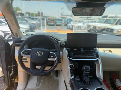 2026 Toyota Land Cruiser VXR 4.0 Litres 6 Cylinders Petrol Engine Black Beige SUV GCC Specs