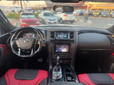 2021 NISSAN PATROL XE UPGRADE TO NISMO 4.0 Litres 6 Cylinders Engine White Red SUV