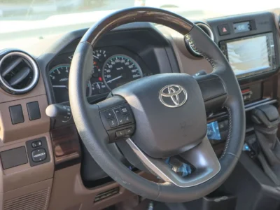 2026 Toyota Land Cruiser 70 Series 4.0L V6 Single Cab Utility Beige Pickup Truck GCC Specs