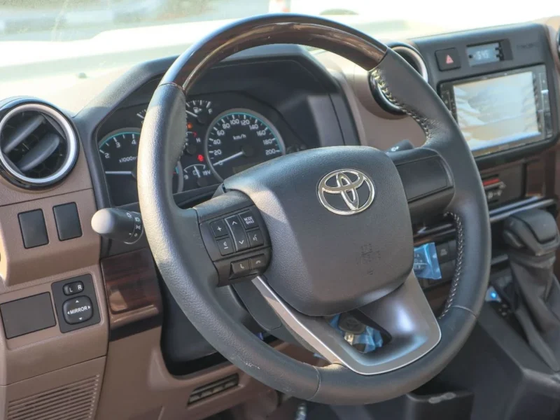 2026 Toyota Land Cruiser 70 Series 4.0L V6 Single Cab Utility Beige Pickup Truck GCC Specs