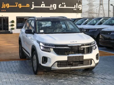 2025 Kia Seltos EX GLS MID Option1.5 Litres MPI 4 Cylinders Petrol Engine White Black SUV