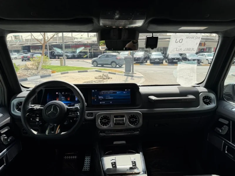 2025 Mercedes Benz G63 AMG STD NIGHT PACKAGE 4.0L V8 Engine White Black SUV