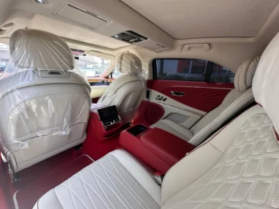 2022 Bentley Flying Spur 4.0 Litres V8 Petrol Engine White Red Sedan Japanese Specs