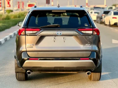 2022 Toyota RAV 4 XLE Premium Hybrid 4 Cylinders Engine Grey Black SUV American Specs