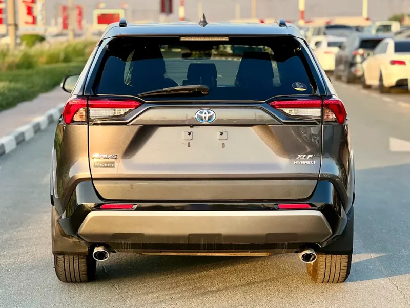 2022 Toyota RAV 4 XLE Premium Hybrid 4 Cylinders Engine Grey Black SUV American Specs