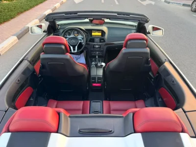 2012 Mercedes-Benz E-Class E 350 6 Cylinders Engine White Red Convertible Japanese Specs