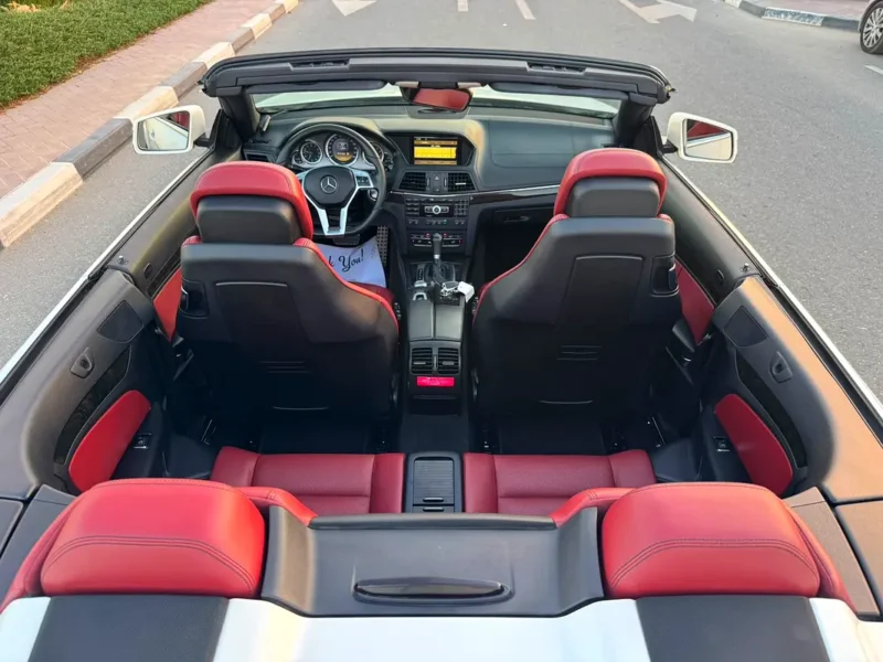 2012 Mercedes-Benz E-Class E 350 6 Cylinders Engine White Red Convertible Japanese Specs