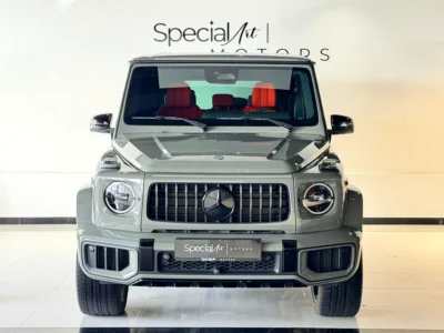 2025 Mercedes-Benz G-Class G 63 AMG 4.0L V8 Biturbo Engine Grey Red SUV European Specs