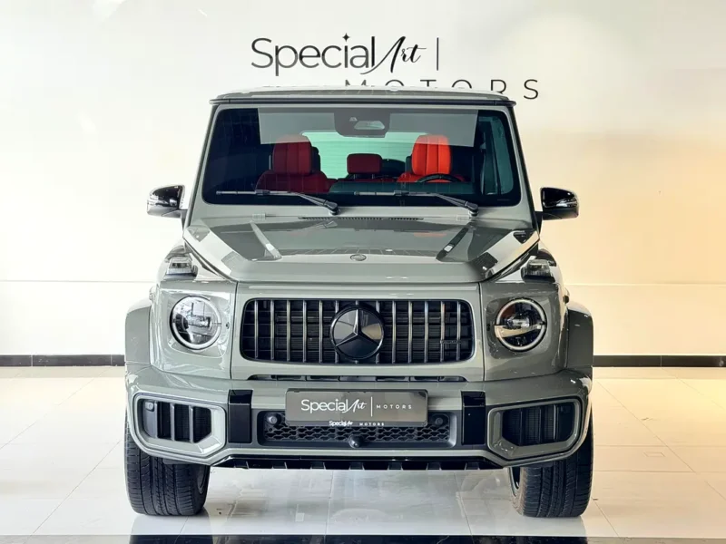 2025 Mercedes-Benz G-Class G 63 AMG 4.0L V8 Biturbo Engine Grey Red SUV European Specs