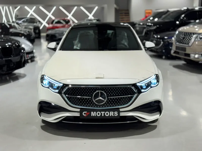 2026 Mercedes-Benz E-Class E 300 4MATIC 4 Cylinders petrol Engine White Brown Sedan