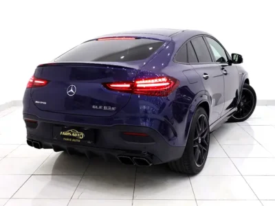 2024 Mercedes-Benz GLE Coupe GLE 63 S AMG 8 Cylinders Petrol Engine Blue Black Coupe