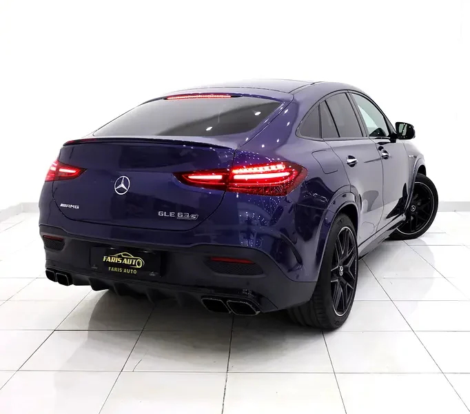 2024 Mercedes-Benz GLE Coupe GLE 63 S AMG 8 Cylinders Petrol Engine Blue Black Coupe