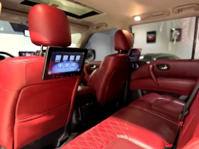 2024 Nissan Patrol SE Platinum 6 Cylinders petrol Engine White Red SUV GCC Specs Full Option