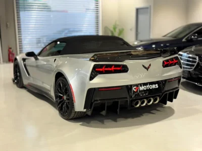 2015 Chevrolet Corvette Z06 1LZ 8 Cylinders Petrol Engine Grey Red Sports Car High Performance