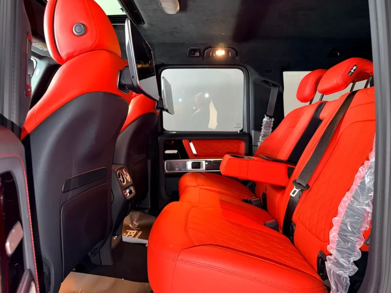 2025 Mercedes-Benz G-Class G 63 AMG 4.0L V8 Biturbo Engine Grey Red SUV European Specs