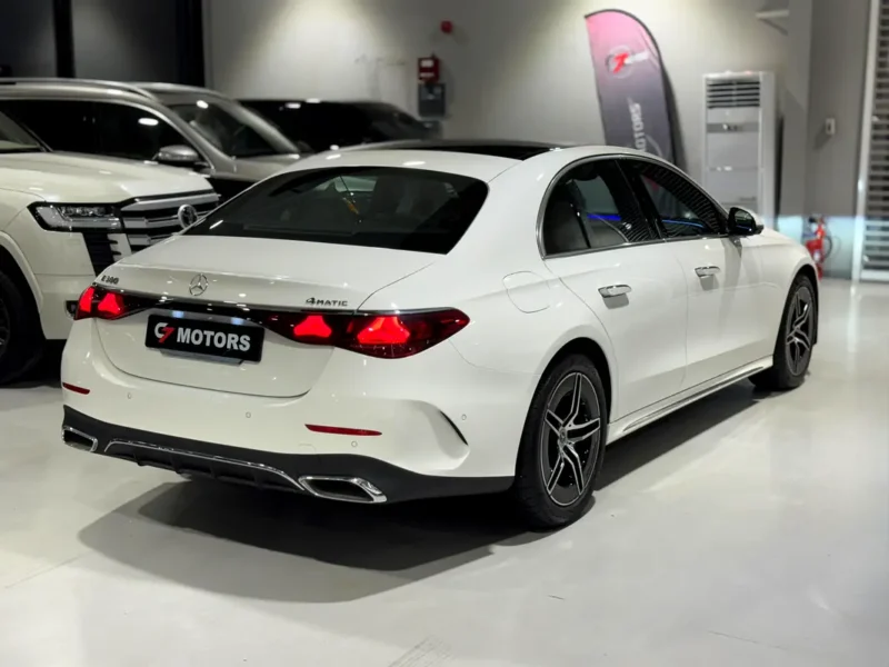 2026 Mercedes-Benz E-Class E 300 4MATIC 4 Cylinders petrol Engine White Brown Sedan