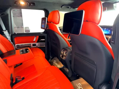 2025 Mercedes-Benz G-Class G 63 AMG 4.0L V8 Biturbo Engine Grey Red SUV European Specs