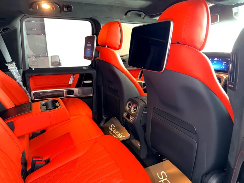 2025 Mercedes-Benz G-Class G 63 AMG 4.0L V8 Biturbo Engine Grey Red SUV European Specs