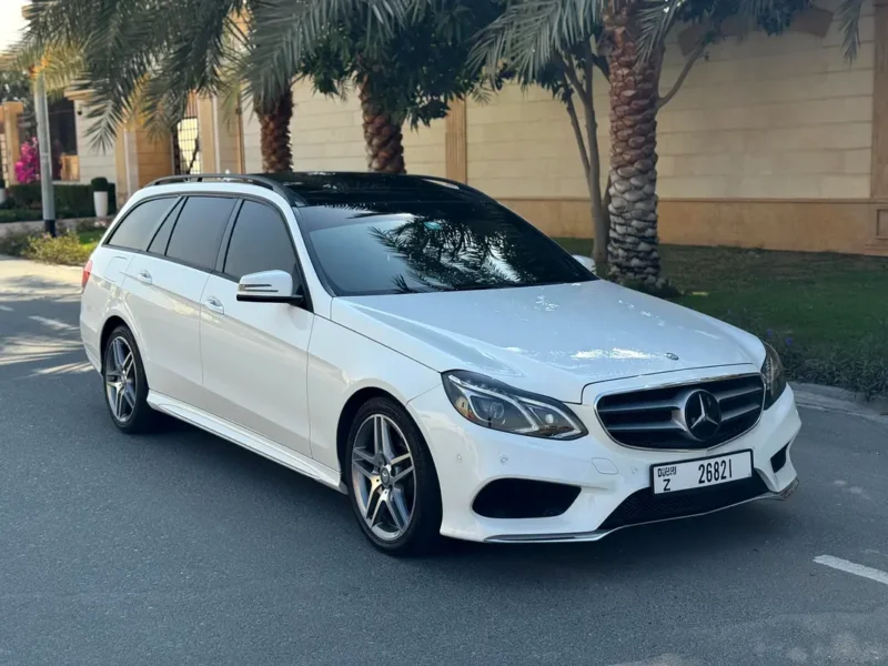 2013 Mercedes-Benz E-Class E 300 3.5 Litres V6 Petrol Engine White Black Wagon Automatic