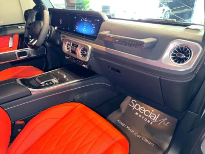 2025 Mercedes-Benz G-Class G 63 AMG 4.0L V8 Biturbo Engine Grey Red SUV European Specs