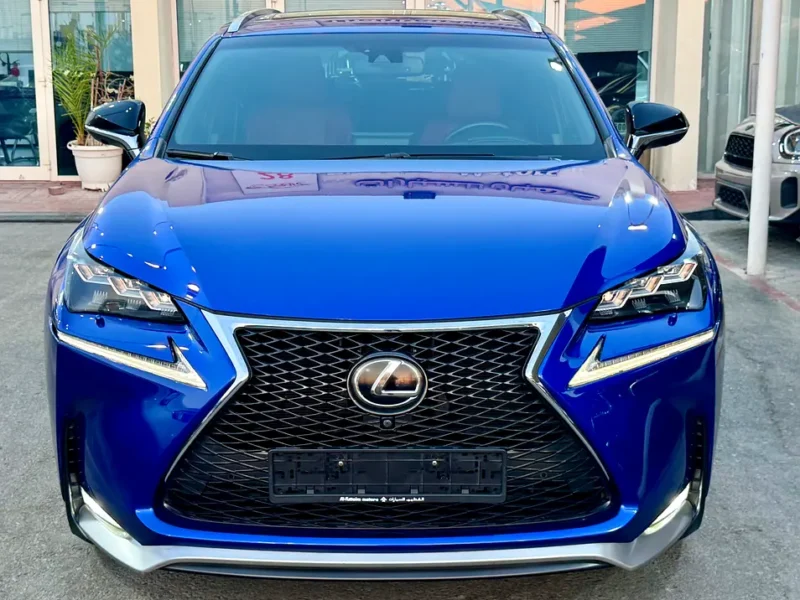 2016 Lexus NX-Series NX 200t F Sport Platinum 2.0L 4 Cylinders Engine Blue Red SUV GCC