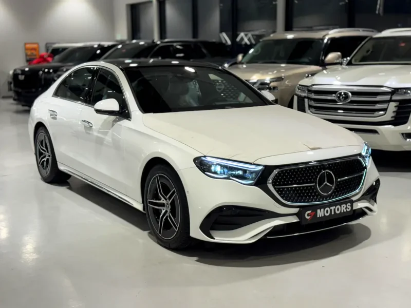 2026 Mercedes-Benz E-Class E 300 4MATIC 4 Cylinders petrol Engine White Brown Sedan