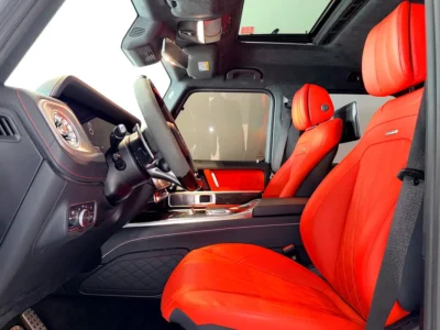 2025 Mercedes-Benz G-Class G 63 AMG 4.0L V8 Biturbo Engine Grey Red SUV European Specs