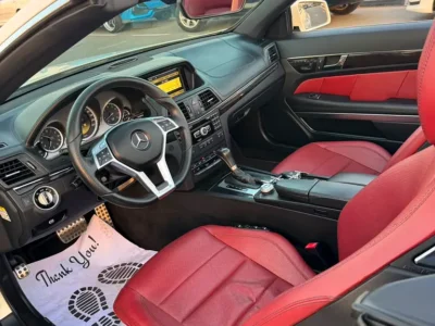 2012 Mercedes-Benz E-Class E 350 6 Cylinders Engine White Red Convertible Japanese Specs
