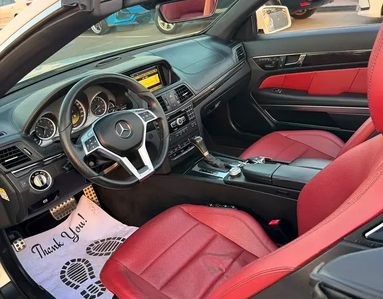 2012 Mercedes-Benz E-Class E 350 6 Cylinders Engine White Red Convertible Japanese Specs