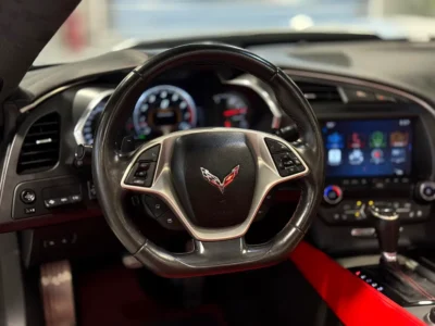 2015 Chevrolet Corvette Z06 1LZ 8 Cylinders Petrol Engine Grey Red Sports Car High Performance