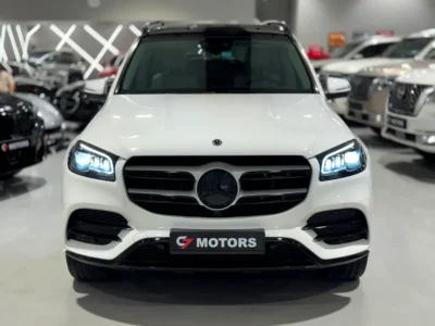 2020 Mercedes-Benz GLS-Class GLS 450 6 Cylinders Petrol Engine White Beige SUV GCC Specs