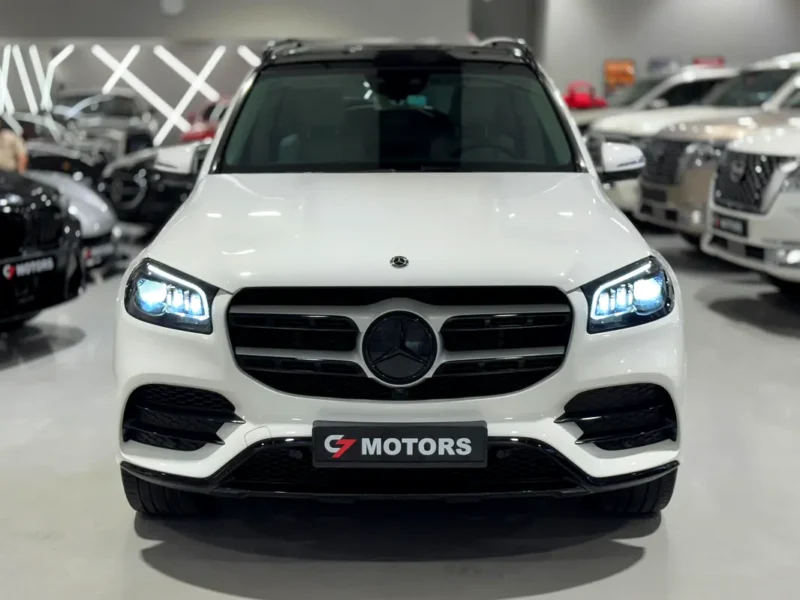 2020 Mercedes-Benz GLS-Class GLS 450 6 Cylinders Petrol Engine White Beige SUV GCC Specs