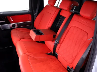 2026 Mercedes-Benz G-Class G 63 AMG 4.0L V8 Biturbo White Red SUV GCC CARBON INTERIOR