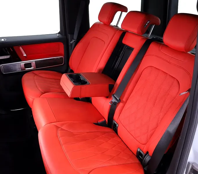2026 Mercedes-Benz G-Class G 63 AMG 4.0L V8 Biturbo White Red SUV GCC CARBON INTERIOR